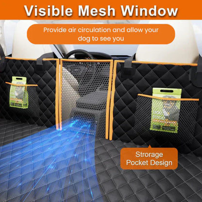 CozyRider™-Hard Bottom Dog Car Seat Protector + FREE Plush Bed