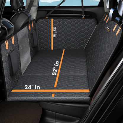 CozyRider™-Hard Bottom Dog Car Seat Protector + FREE Plush Bed
